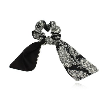 蝴蝶結飄帶大腸發圈女夏季發帶扎馬尾頭繩發繩年新款頭花飾品