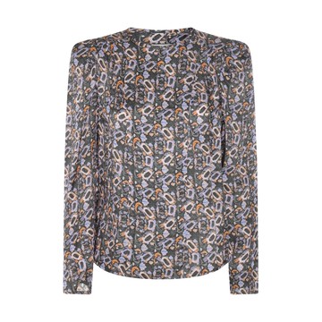 Isabel Marant - Multicolour Viscose And Silk Blend Top