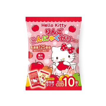 橫尾蘋果味蒟蒻果凍(KITTY)