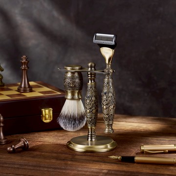 [快速出貨]【FREED】三週年限量紀念款  五刀式豪華典藏版刮鬍刀禮盒 - 奧丁 客製化刻字 生日禮物 送禮推薦 摩羯座 水瓶座 禮物獨家 新品上市 情人節禮物