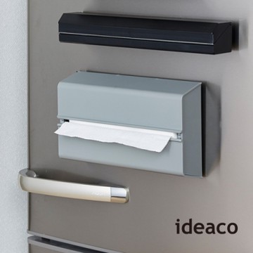 日本ideaco ABS壁掛/桌上兩用擦手紙架