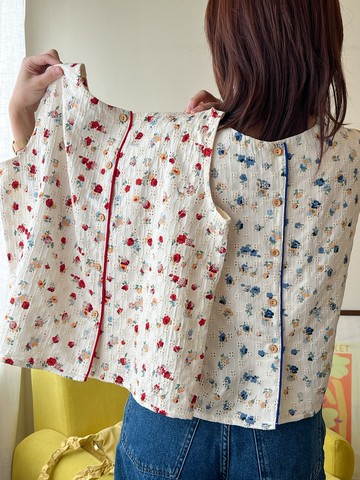 Cozy Lace Top : 2 種尺寸 紅色的