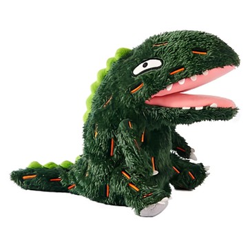 mideer 你看起來很好吃系列 絨毛手偶 34 x 16.8 x 15cm 3歲以上  霸王龍 黑色  1個