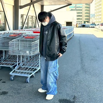 【AMERO】男裝 女裝 長袖翻領外套 皮外套 情侶裝