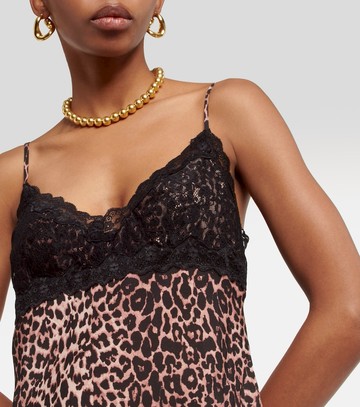 Rixo Attiya printed slip dress