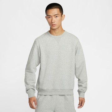NIKE 長袖上衣 男款 大學T 運動 毛圈布 AS M NK DF SI CREW 灰 FZ0221-063