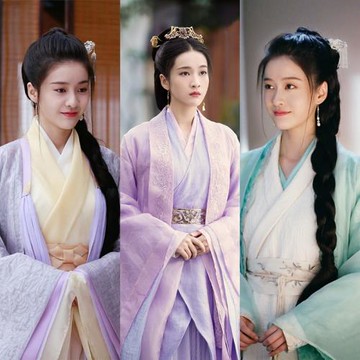 影視古裝白發王容樂同款古裝女漢服貴妃服拖尾古裝清新飄逸古裝