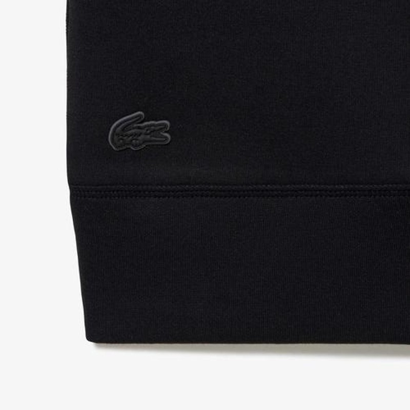 ラコステ LACOSTE ワイドフードスウェットドレス EF9424L 031 ブラック