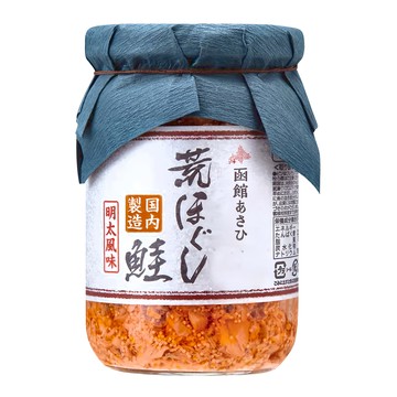 Hakodate Asahi 函館朝日 鮭魚鬆 荒鮭明太  100g  1罐