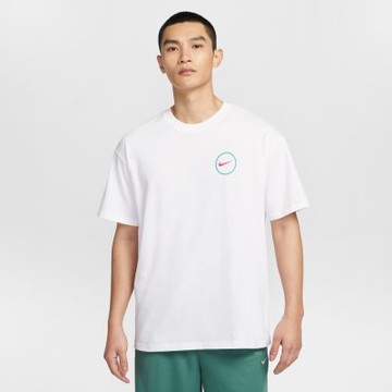NIKE 短袖上衣 男 落肩寬鬆版型 AS M NK TEE M90 NAOS 1 白 HJ3407-100