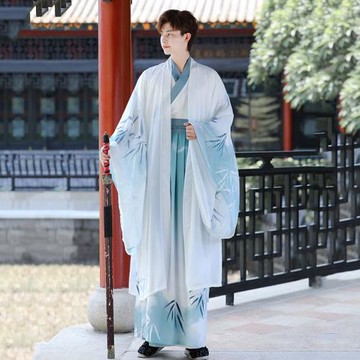 中國風漢服龍紋古風仙氣原創男女情侶大碼古裝俠客書生青少年套裝