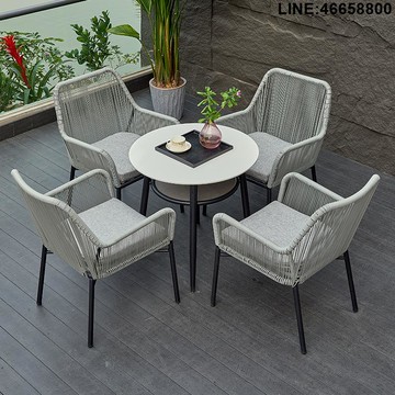 藤編桌椅 沙發椅 戶外家具 酒店家具 度假村家具 戶外沙發 庭院家具 躺椅 戶外桌椅組合 休閒家具 露營桌椅 商用家具 戶外桌椅組合庭院別墅花園露天露臺花園室外休閑桌椅防水防曬防腐 支持訂製 免運到府 快速出貨