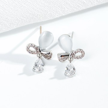 消光石蝴蝶耳環(J053L2Q011A) - JUJURY