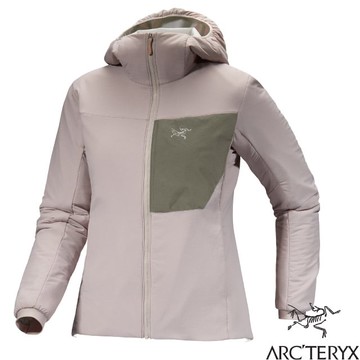 【ARCTERYX 始祖鳥】女 Proton LT 超輕保暖透氣抗水耐磨連帽外套(320g) X000006560-30105 暖石灰