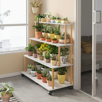 APP下單享點數9% 多肉花架置物架陽臺花架子客廳落地式室內家用移動花架多層花盆架