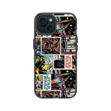 iPhone 15 Clear 酷墨灰 - 迪士尼-星際大戰 Star Wars - 漫畫展開-漫畫系列