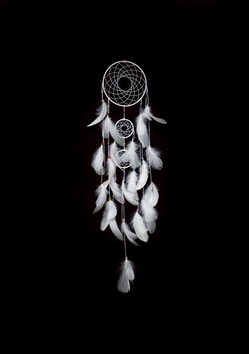 13x65 【雪白夢境】手作/手工 大型捕夢網