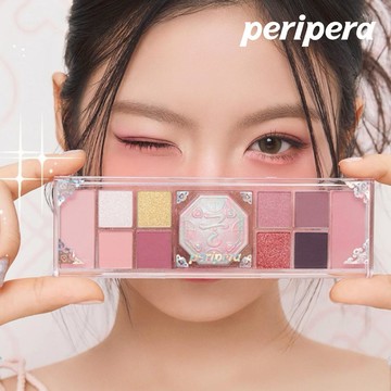【peripera】《宮》野蠻王妃 聯名限量 10+1 眼影調色盤 色號 06 粉紅入宮記
