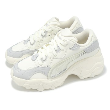 [ACS] Puma 休閒鞋 Pulsar Wedge Wns Sequin 女鞋 米白 灰 厚底 增高 緩衝 老爹鞋 40097801