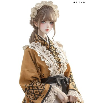 【9 月新款】07-144-0163 人物貼紙 幻想復古浪漫喫茶
