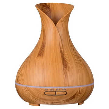 花瓶香氛水氧機 附遙控器 300ml  CAAD0046A  淺色木紋