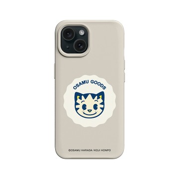 iPhone 15 SolidX 貝殼灰 - OSAMU GOODS - 經典復古系列-Cat