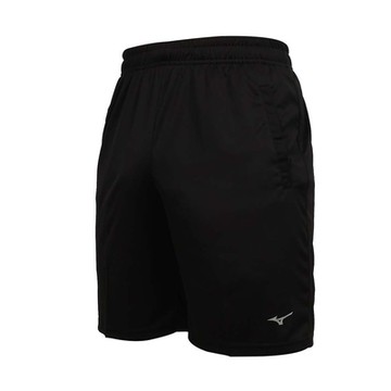 MIZUNO 男足球短褲-四分褲 慢跑 訓練 美津濃 P2TBBA0409 黑銀