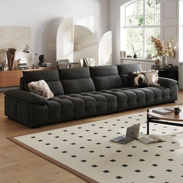 【 免稅包郵】沙發 雪尼爾嬰兒絨布藝沙發 勞倫斯沙發 直排沙發 多人位沙發 坐深62cm