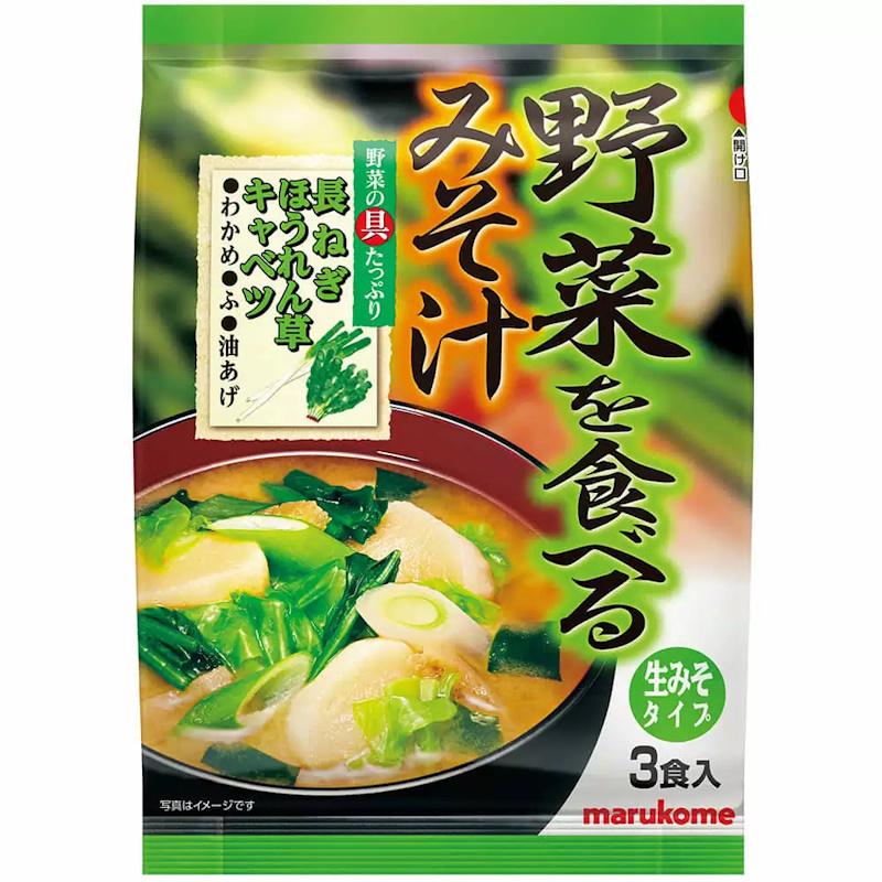 マルコメ 野菜を食べるみそ汁 袋タイプ 3食入り 135g×40個