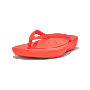 IQUSHION ERGONOMIC FLIP-FLOPS輕量人體工學夾腳涼鞋-霓虹橙