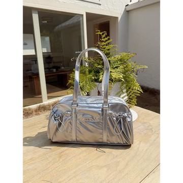 韓國ins小眾尼龍布輕便手提腋下包女新款百搭大容量枕頭單肩包潮