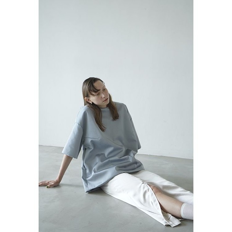 クラネ】 PADDED SATIN TOPS レディース ブルー 2 CLANE | LINE