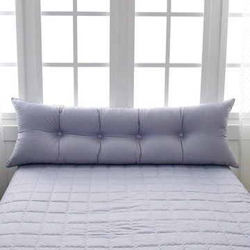 I'm Living Vivid 鈕扣床頭靠墊  150 x 50cm  灰色