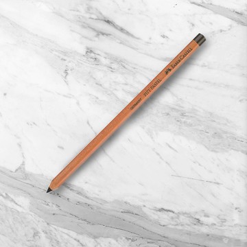 Faber-Castell PITT藝術家級-筆型炭精筆-深棕色-六入(原廠正貨)