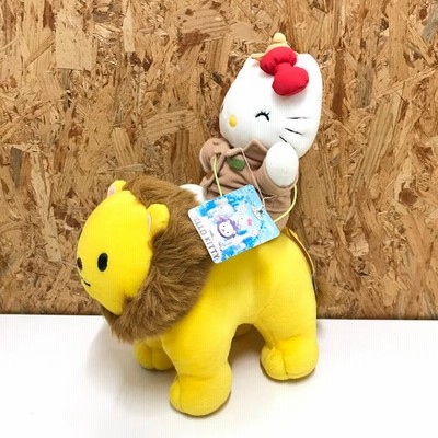 中古】SANRIO ハローキティ ぬいぐるみ 動物園バージョン