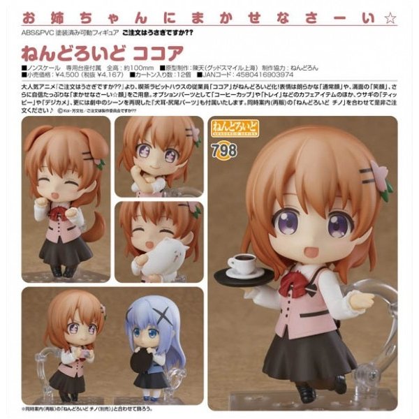 ご注文はうさぎですか ねんどろいど ココア 予約 グッドスマイルカンパニー 通販 Lineポイント最大0 5 Get Lineショッピング