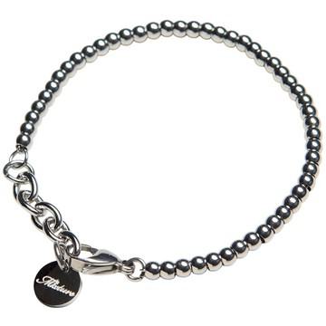 MIXTURE MB029 4MM 實心小圓球 純鋼手鏈