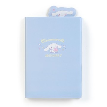 【震撼精品百貨】2019年曆~ Sanrio大耳狗喜拿 2019 PVC書籤書衣A6日誌本(甜點)#40594