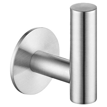 GreeHook 304不鏽鋼無痕掛勾 浴巾衣帽大單勾 2入  銀色  1組