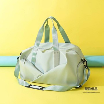 旅行包健身包女干濕分離小大容量手提斜背包獨立鞋位出差短途【聚物優品】