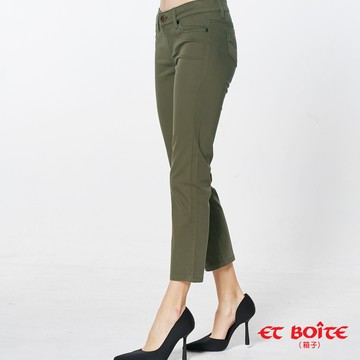 【單一特價】經典九分色褲(墨綠) - BLUE WAY ET BOîTE 箱子