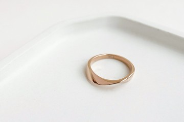 【客製化禮物】自由之光。流線戒指