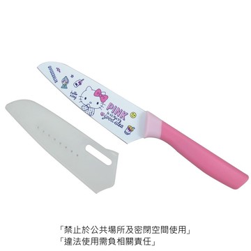 asdfkitty*KITTY PINK 不鏽鋼水果刀-台灣授權正版商品