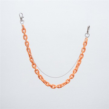 韓國ins復古高街潮流塑料褲子鏈條掛件個性男女嘻哈街頭配飾腰鏈