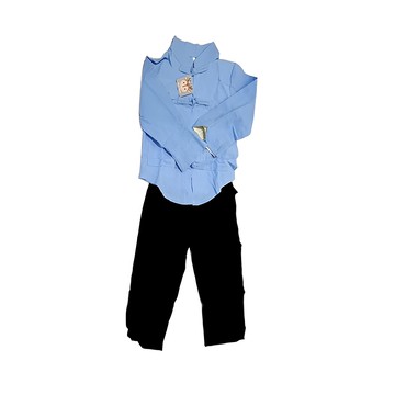 Kori Deer 可莉鹿 兒童萬聖節變裝派對造型服裝民國風學生裝  110cm  藍色  1入