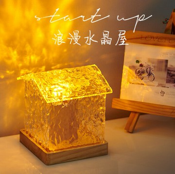 網紅旋轉動感 水波紋小夜燈 創意床頭裝飾氛圍燈 餐廳 KTV氛圍燈 浪漫禮物 星空投影燈
