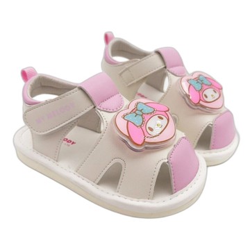 【菲斯質感生活購物】三麗鷗美樂蒂嗶嗶鞋 嬰幼童鞋 嗶嗶鞋 寶寶鞋 SANRIO 美樂蒂童鞋 嗶嗶涼鞋