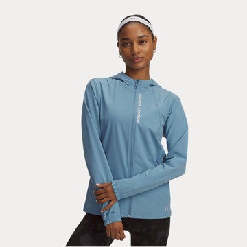 UA 女 OutRun the STORM 防風外套