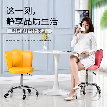 吧臺椅現代簡約升降椅網紅靠背椅創意收銀前臺椅北歐旋轉高腳凳子