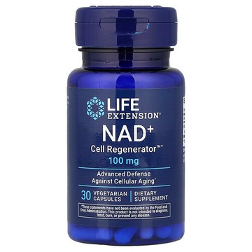 Life Extension, NAD+Cell Regenerator，100 毫克，30 粒素食膠囊